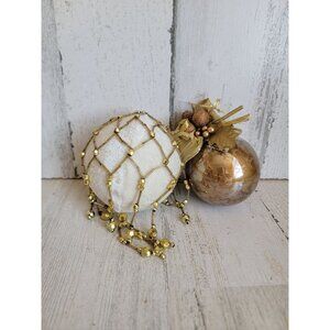 Unique‎ chandelier ball ornament pinecone set Xmas snowman